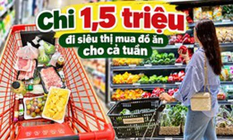 Mẹ đảm tiết lộ cách chi 1,5 triệu mua thực phẩm cả tuần: Không đi chợ vì "cầm 500k cũng hết 500k"
