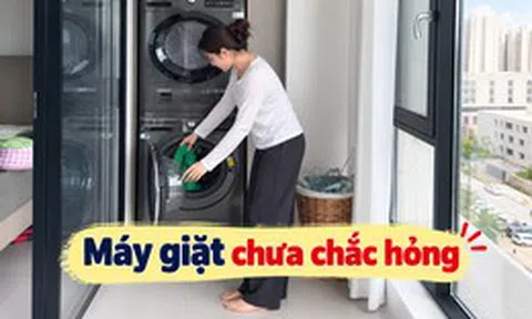 Máy giặt tràn bọt, không vắt, có mùi: 7 dấu hiệu dễ khiến nhiều người gọi thợ oan