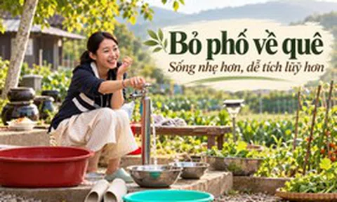 Rời thành phố lớn để trở về quê không phải là điều đáng xấu hổ: Giới trẻ đang âm thầm thay đổi, kiếm ít hơn nhưng dễ để dành hơn
