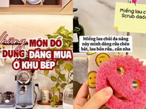 Mẹ đảm chia sẻ 7 món đồ gia dụng nên mua trong bếp: Vừa tiện lợi lại không tốn quá nhiều tiền