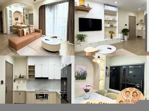 Rời nhà đất 4 tầng lên chung cư, mẹ trẻ Thanh Hoá chi 2,3 tỷ đồng biến căn hộ 64m2 thành tổ ấm khiến ai nhìn cũng thích...