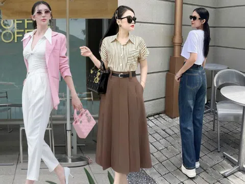 Chị em U40 không cần sắm nhiều, tuân theo công thức “2 váy 3 quần” là đủ đẹp suốt hè, ai nhìn cũng mê