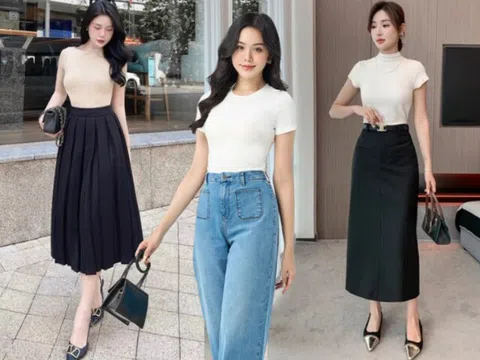 Bí quyết mix đồ cực chất với áo thun ôm để tôn lên phong cách riêng biệt