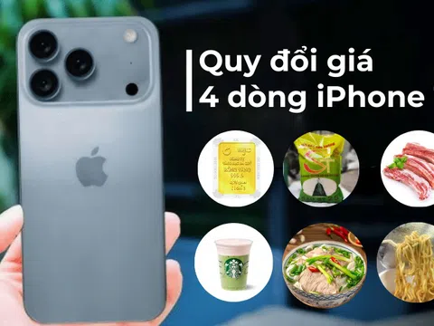 Tính giá iPhone 17 kiểu này mới thấy choáng: Bằng cả tấn gạo ST25, gần 3 chỉ vàng và hơn 2 năm “làm bát phở” buổi sáng!