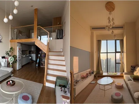 Căn hộ nhỏ 47m² nhưng sang như penthouse: Bí quyết nằm ở trần cao 4m và cửa sổ kính sát trần