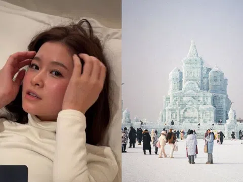 Hot girl Việt cảnh báo khách du lịch Cáp Nhĩ Tân, ra đường bị bỏng đỏ bừng mặt