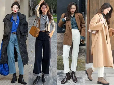 Công thức 1 quần - 1 bốt là combo kéo dài chân đỉnh nhất mùa đông này, chị em diện lên ấm áp, sành điệu