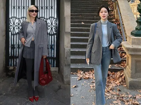 Không phối với đen trắng, tôi chỉ chọn đúng 3 màu mặc với đồ xám khiến mọi outfit trông đắt tiền như con nhà giàu