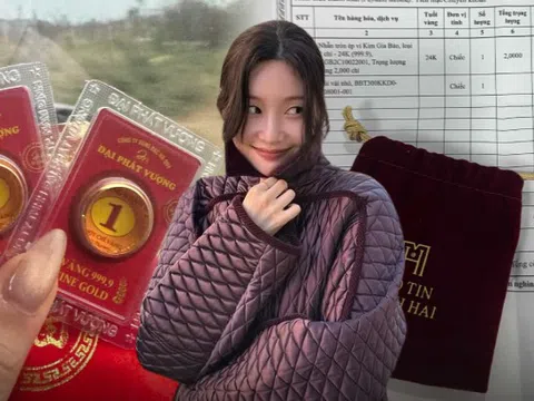 Kịp mua vàng mang về biếu bố mẹ, Tết năm nay "vượt KPI"