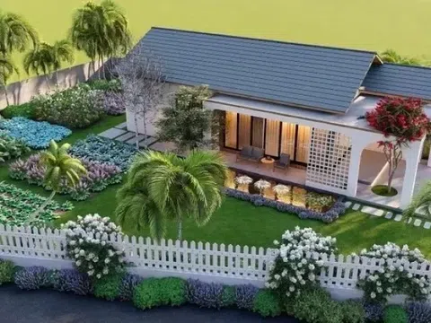 10 mẫu nhà vườn đẹp như khu nghỉ dưỡng