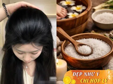 Ở tuổi 40+, chuyên gia làm đẹp thêm thứ này vào nước gội đầu, tóc mọc dày lại chỉ sau 4 tháng, đầu sạch bong