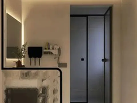 Phòng tắm không còn cảnh xếp hàng: Thiết kế vách lửng 2 phần giúp cả nhà dùng cùng lúc mỗi sáng