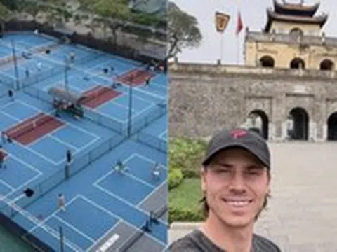 Khách Tây bất ngờ vì thói quen chơi Pickleball bất chấp ngày đêm của người Việt