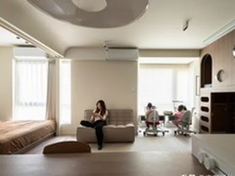 Chỉ 45m² nhưng chia được 3 phòng ngủ: Bài toán nhà nhỏ được giải quá thông minh