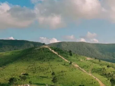 Đỉnh Phượng Hoàng mùa cỏ xanh "tuyệt đối điện ảnh", nạp năng lượng "cực chill"