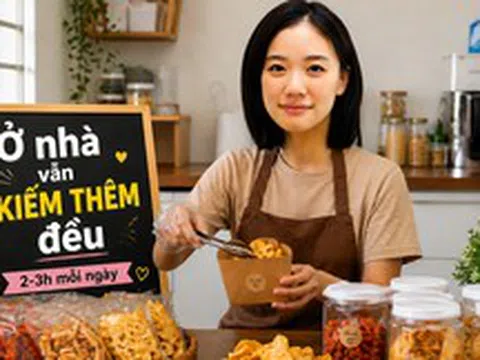 5 mô hình làm thêm tại nhà giúp tăng thu nhập mà không cần thuê mặt bằng: Chi phí thấp, dễ bắt đầu, phù hợp người bận rộn