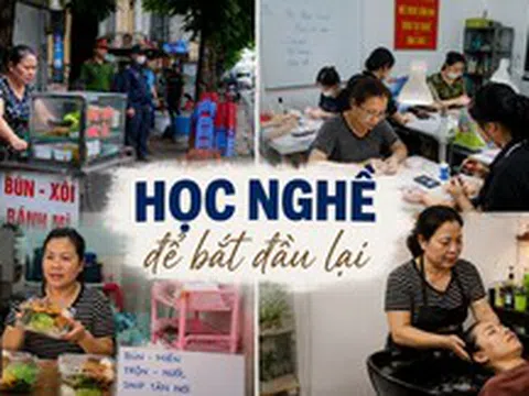 Khi vỉa hè không còn là nơi mưu sinh dễ dàng: Nhiều lao động bắt đầu học nghề ngắn hạn để đổi hướng