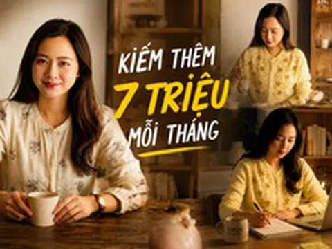 Ngoài lương chính, tôi kiếm thêm 7 triệu/tháng nhờ một việc làm sau 8 giờ tối: Cuộc sống thay đổi rõ sau tuổi 40
