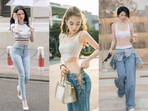 Bí kíp chọn quần jeans 10 năm không lỗi mốt của Ngọc Trinh