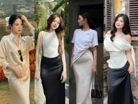 4 cách diện chân váy lụa chuẩn xu hướng Hè 2026, mặc đi làm hay đi chơi đều đẹp