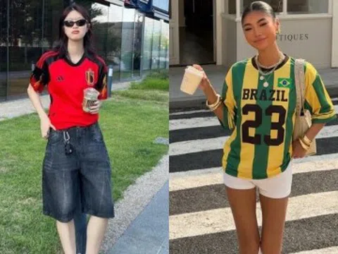 Giới trẻ diện mốt áo đấu mùa World Cup