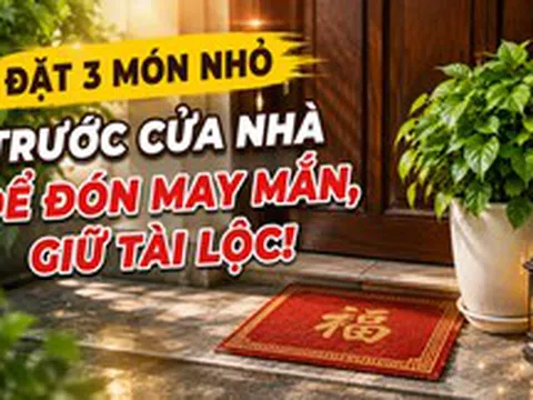 Người xưa dặn: Trước cửa nhà nên có 3 thứ này để đón may mắn, giữ tài lộc và tăng sinh khí cho cả gia đình