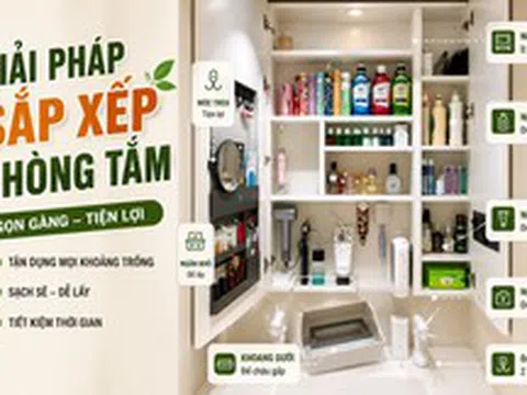 Tôi rất ngưỡng mộ cách người phụ nữ 53 tuổi này sắp xếp phòng tắm: Không gian nhỏ nhưng chứa được gấp đôi đồ đạc, lúc nào cũng sạch sẽ và gọn gàng