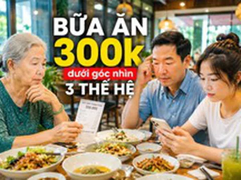 Một bữa ăn 300.000 đồng: Vì sao ông bà, bố mẹ và Gen Z không bao giờ đồng ý với nhau?
