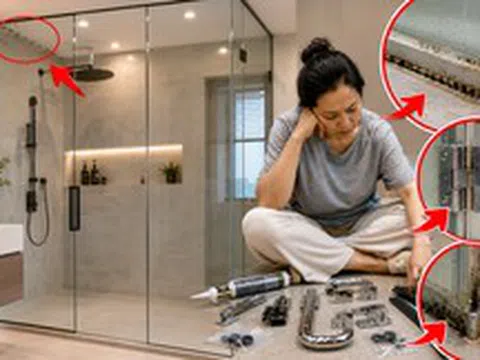Tôi từng rất thích vách kính phòng tắm sát trần, cho đến ngày phải thay gần như toàn bộ phụ kiện vì nấm mốc: Một sai lầm nhiều gia đình chỉ nhận ra sau vài năm sử dụng