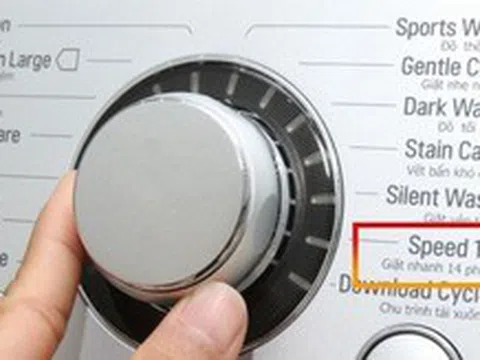 Đừng lạm dụng chế độ giặt nhanh trên máy giặt: Nhiều người dùng sai cách nên quần áo càng giặt càng bẩn, nhanh xuống cấp