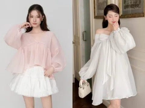 Diện áo, váy babydoll đúng cách, nàng công sở trẻ trung hơn cả chục tuổi mà không sợ "cưa sừng"