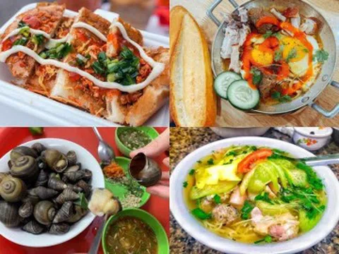 Ở Hà Nội có một thiên đường ẩm thực mà tín đồ ăn vặt đều biết, giá rất sinh viên, 100.000 đồng là no bụng