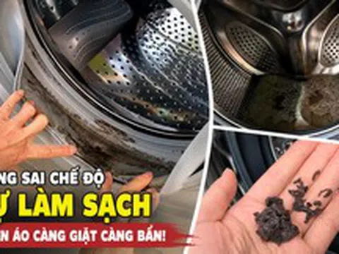 90% gia đình dùng sai chế độ tự làm sạch máy giặt: Đây là lý do quần áo càng giặt càng có mùi