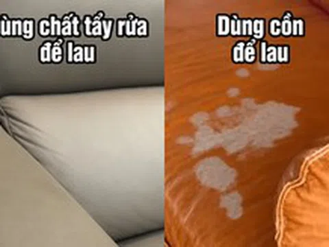 6 vật dụng tuyệt đối không nên lau bằng cồn khi dọn nhà