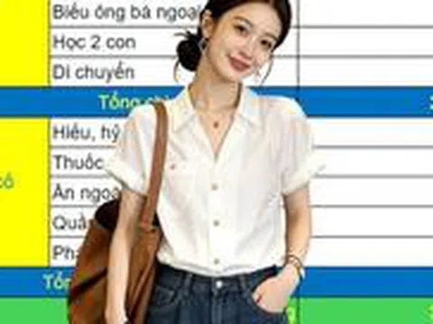 Nhà 4 người ăn hết 7 triệu, tháng nào cũng dư hơn 60 triệu: Bảng chi tiêu ai cũng phải khen