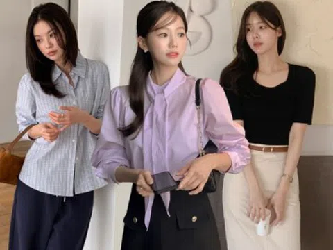 5 kiểu áo công sở là "chân ái" khi phối với quần âu, đi làm hay dạo phố đều đẹp