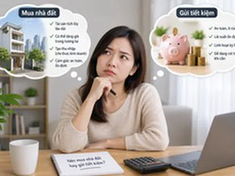 Nên mua nhà đất hay gửi tiết kiệm lúc này?