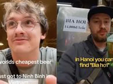 Bia hơi Việt Nam khiến khách Tây 'sốc': Rẻ nhất thế giới, cách uống không đâu có