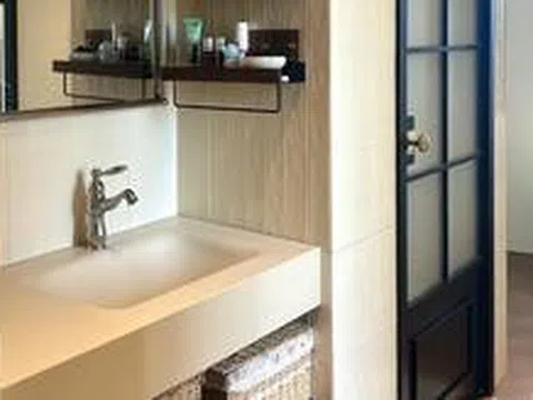 Phòng tắm nhỏ đừng cố nhét bồn rửa vào trong: 4 cách bố trí mới vừa rộng hơn vừa đẹp hơn