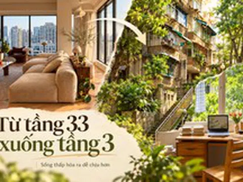 Từ tầng 33 có thang máy chuyển xuống tầng 3 không thang máy, tôi mới hiểu mình đã chọn nhà sai ở điểm nào
