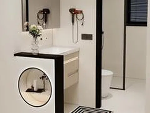 Phòng tắm không đặt bồn rửa mặt, khu vệ sinh cũng được tách riêng: Cách bố trí tưởng lạ nhưng ở lâu mới thấy quá tiện