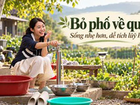 Rời thành phố lớn để trở về quê không phải là điều đáng xấu hổ: Giới trẻ đang âm thầm thay đổi, kiếm ít hơn nhưng dễ để dành hơn