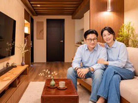 Căn hộ 46m² xuống cấp của đôi vợ chồng trung niên được cải tạo thành không gian 3 phòng: Cách tận dụng từng mét vuông khiến nhiều người bất ngờ