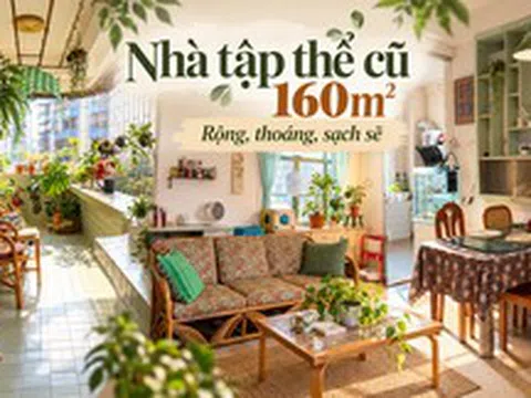 Bỏ căn hộ 50m² để chuyển vào nhà tập thể cũ 160m², ở một thời gian chủ nhà phải thốt lên: Như này mới là đáng sống!