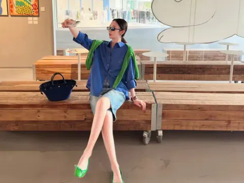 Xanh dương và xanh lá: Cặp màu tưởng khó mặc nhưng lên đồ lại cực kỳ có gu